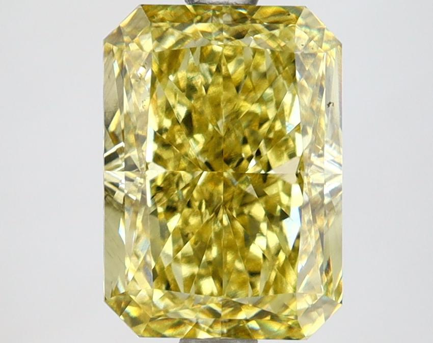 3.10 Ct. Fancy Intense Yellow Radiant Lab Grown Diamond