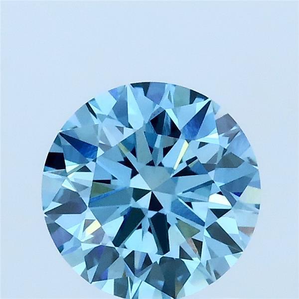 1.16 Ct. Fancy Blue Round Lab Grown Diamond