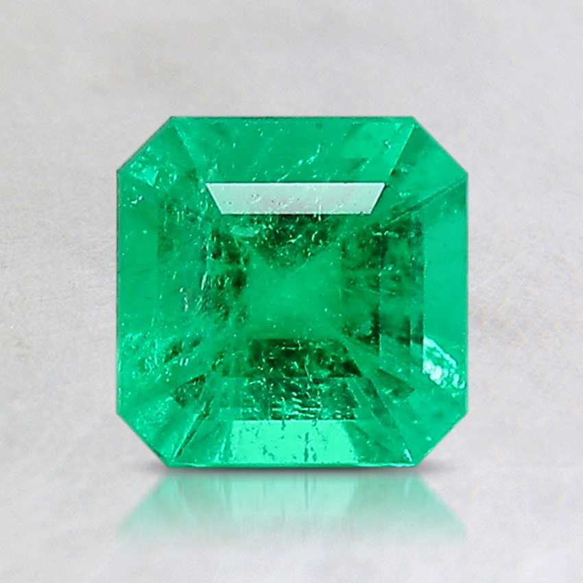 6.1mm Premium Asscher Colombian Emerald
