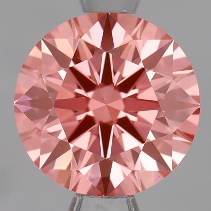 1.05 Ct. Fancy Vivid Pink Round Lab Grown Diamond