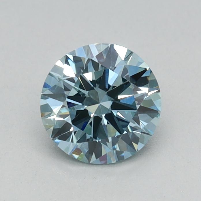 0.44 Ct. Fancy Vivid Blue Round Lab Grown Diamond