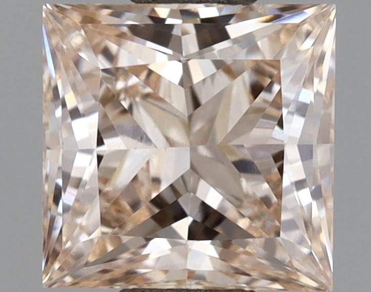 1.05 Ct. Fancy Brownish Pink Princess Lab Grown Diamond