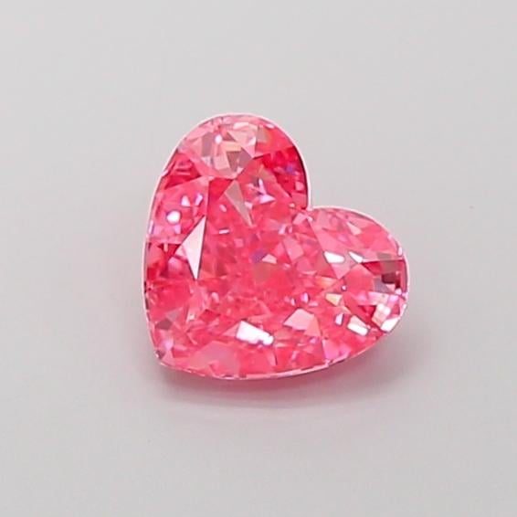 1.50 Ct. Fancy Vivid Pink Heart Lab Grown Diamond
