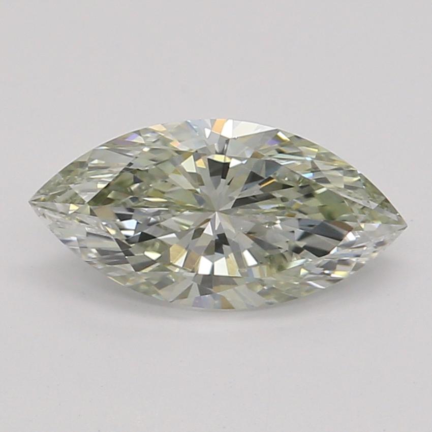 0.50 Ct. Fancy Light Grayish Greenish Yellow Marquise Diamond