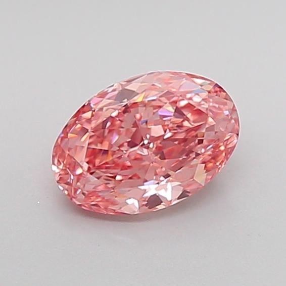 1.41 Ct. Fancy Vivid Pink Oval Lab Grown Diamond