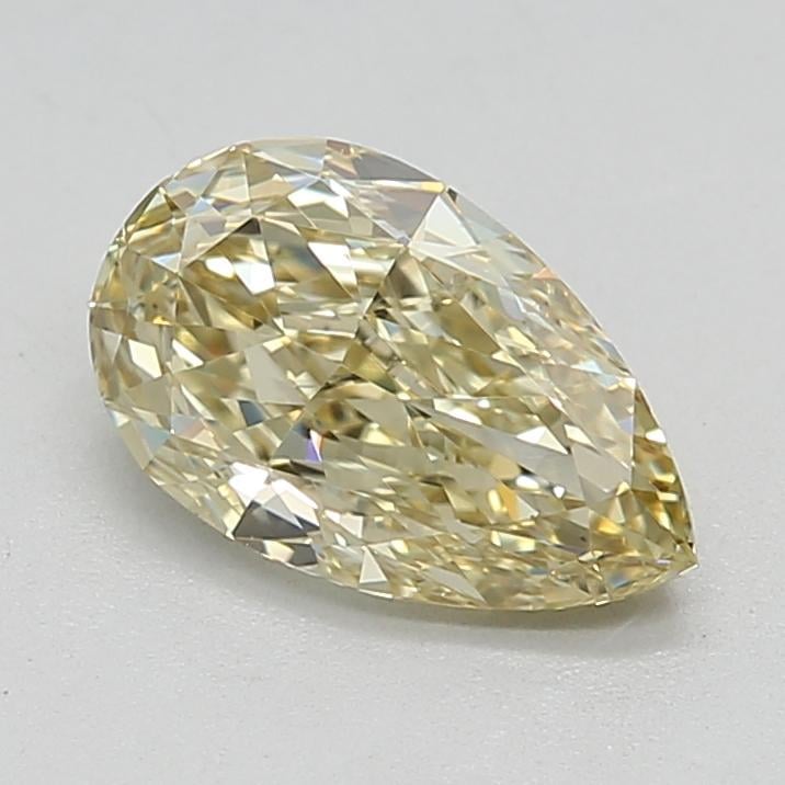 1.09 Ct. Fancy Intense  Yellow Pear Lab Grown Diamond