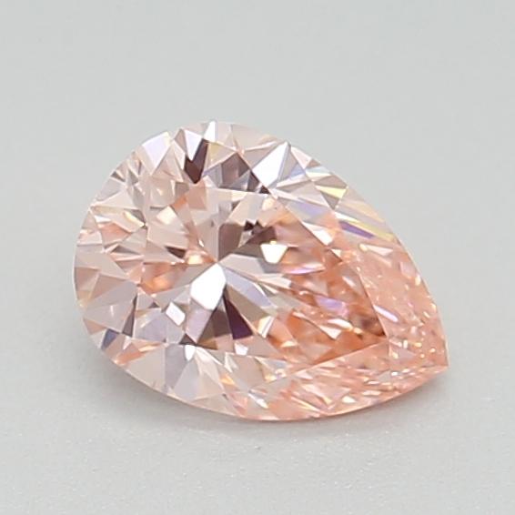 0.26 Ct. Fancy Intense  Pink Pear Lab Grown Diamond