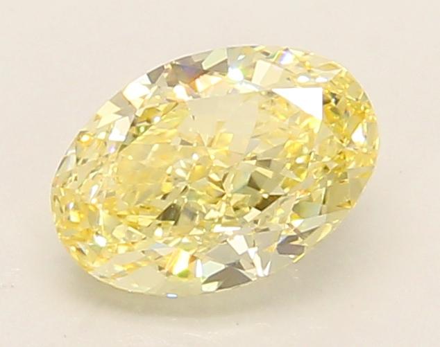1.16 Ct. Fancy Intense Yellow Oval Lab Grown Diamond