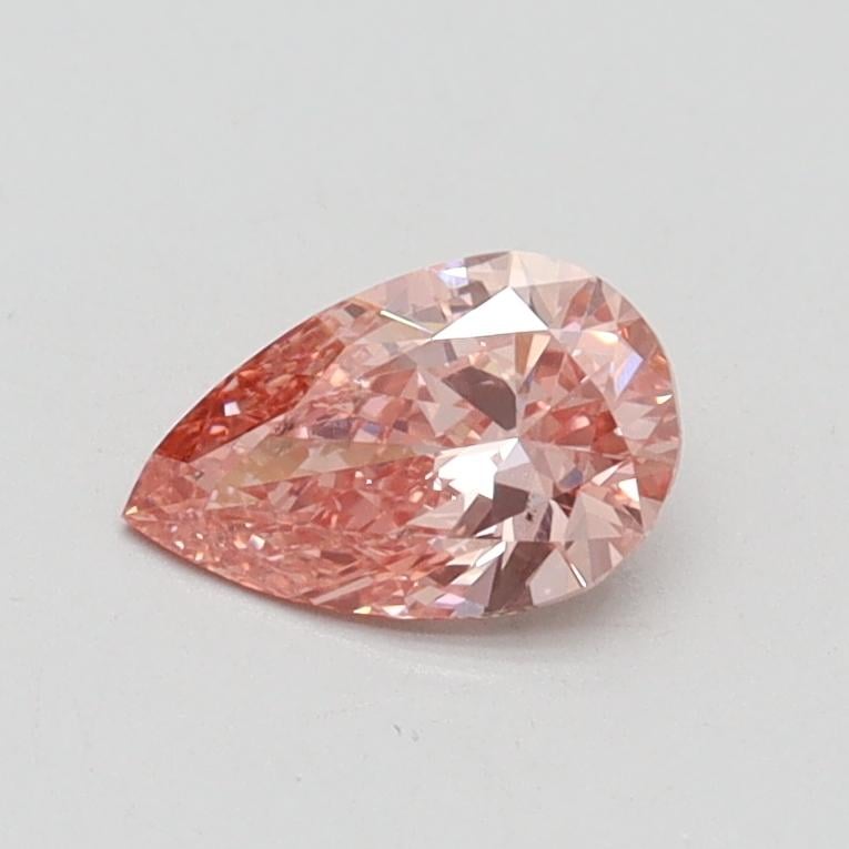 0.50 Ct. Fancy Intense Pink Pear Lab Grown Diamond