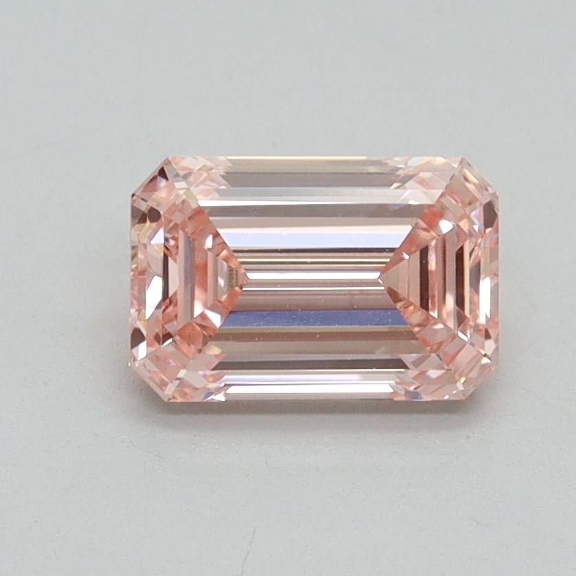 1.10 Ct. Fancy Vivid Pink Emerald Lab Grown Diamond