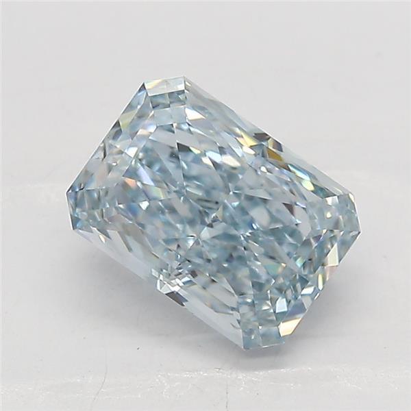 1.54 Ct. Fancy Intense  Blue Radiant Lab Grown Diamond