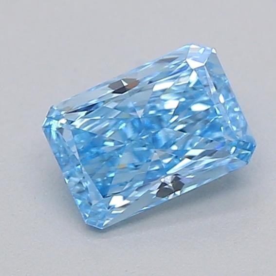 0.30 Ct. Fancy Vivid  Blue Radiant Lab Grown Diamond