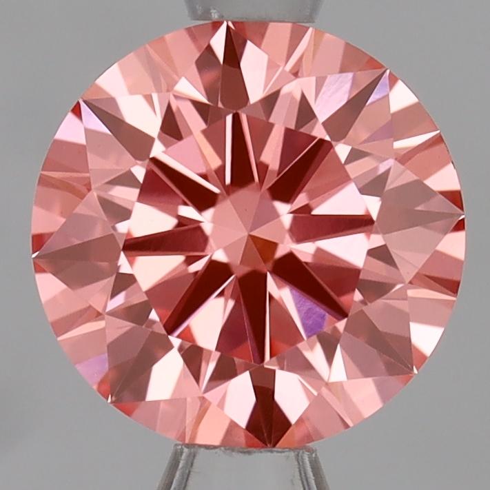 1.05 Ct. Fancy Vivid Pink Round Lab Grown Diamond