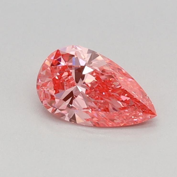 0.32 Ct. Fancy Vivid Pink Round Lab Grown Diamond