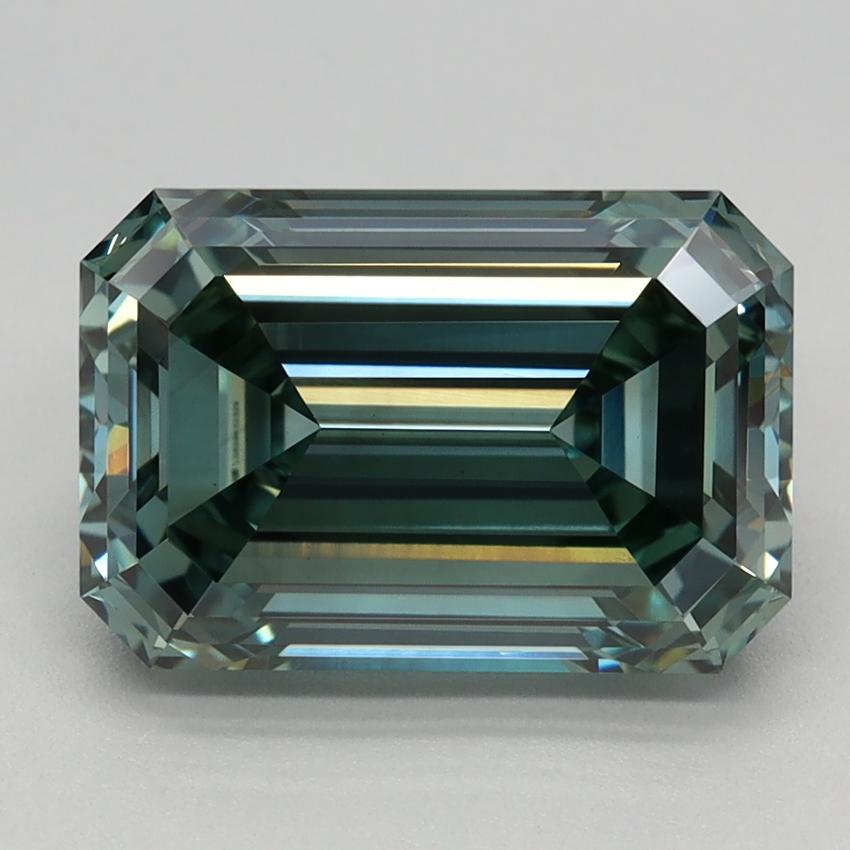 3.24 Ct. Fancy Vivid Green Emerald Lab Grown Diamond