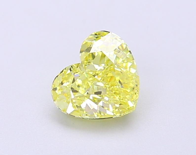 1.00 Ct. Fancy Intense Yellow Heart Lab Grown Diamond