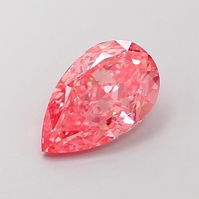 1.73 Ct. Fancy Vivid Pink Pear Lab Grown Diamond