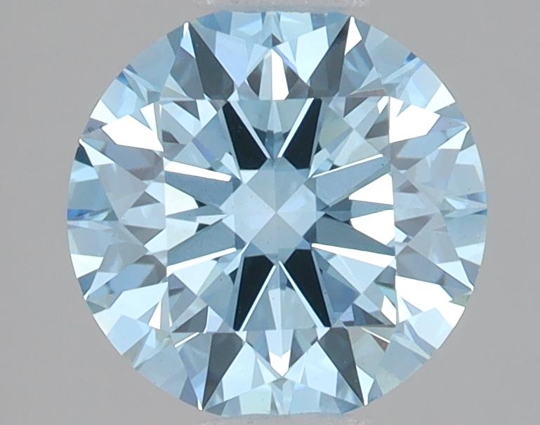 2.07 Ct. Fancy Vivid Blue Round Lab Grown Diamond