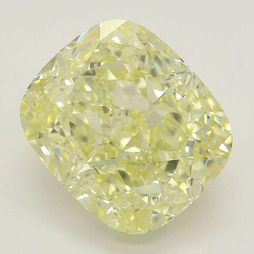 4.16 Ct. Fancy Light Yellow Cushion Diamond