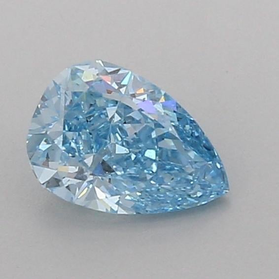 0.81 Ct. Fancy Vivid Blue Pear Lab Grown Diamond