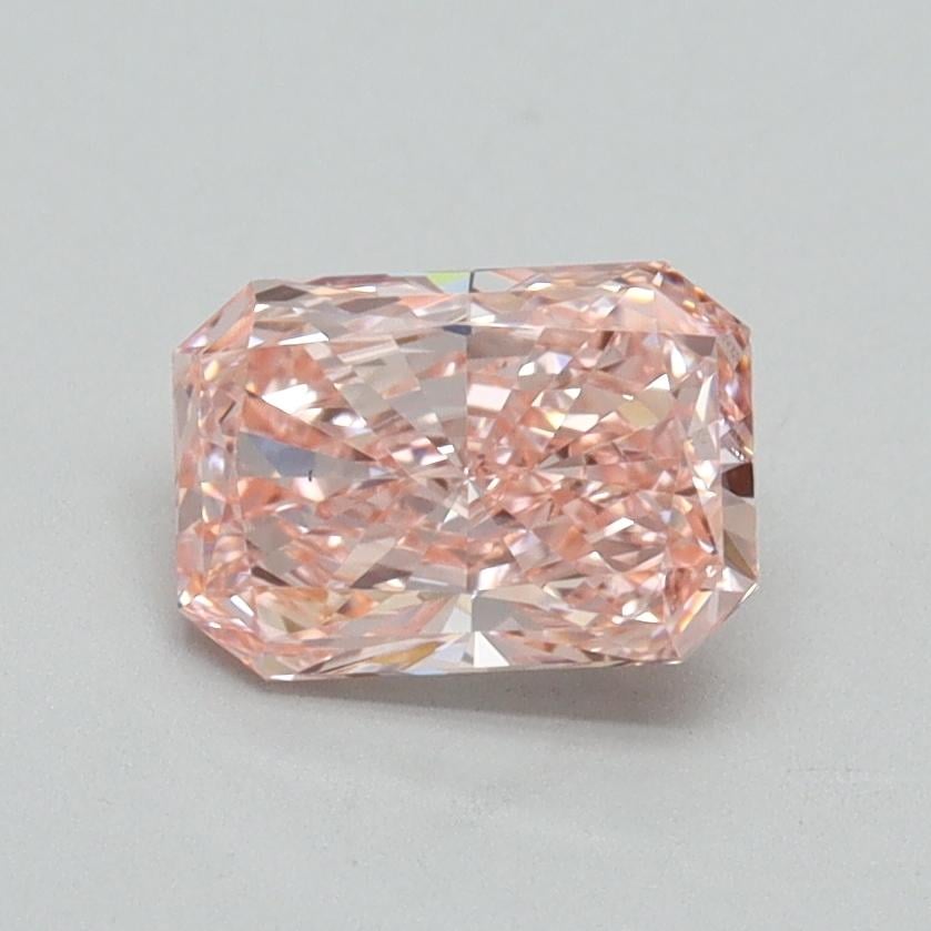 1.02 Ct. Fancy Vivid Pink Radiant Lab Grown Diamond