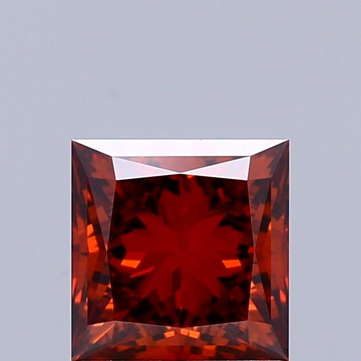 1.02 Ct. Fancy Deep  Orange Princess Lab Grown Diamond