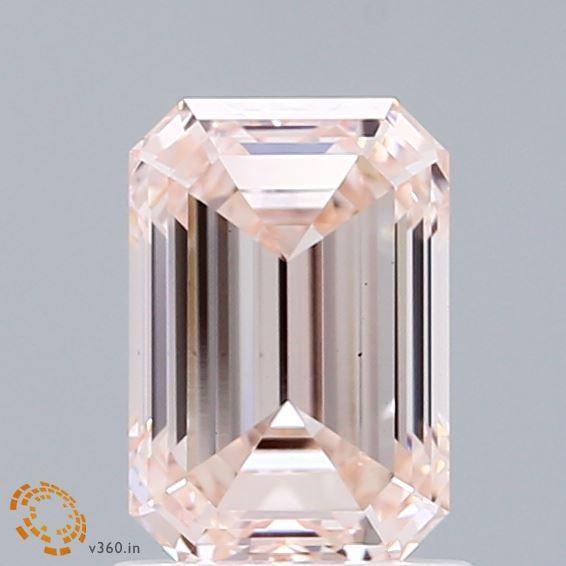 1.42 Ct. Fancy Light  Yellow Emerald Lab Grown Diamond