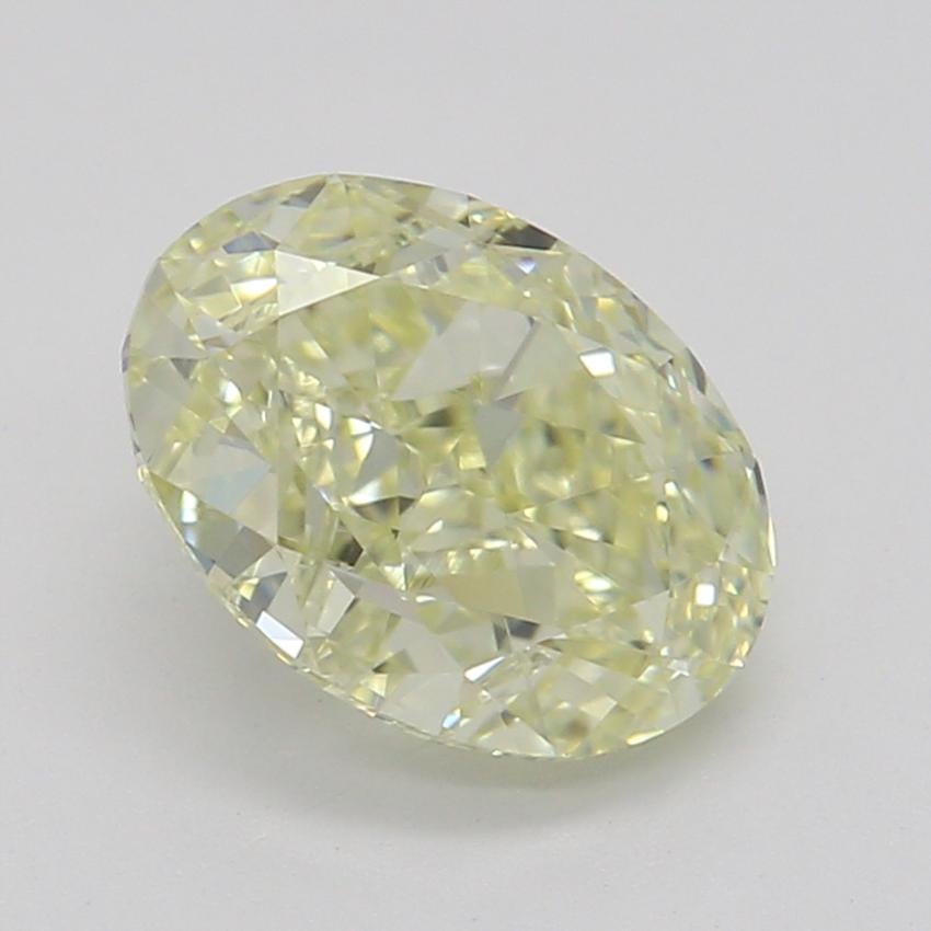 1.01 Ct. Fancy Light Yellow Oval Diamond