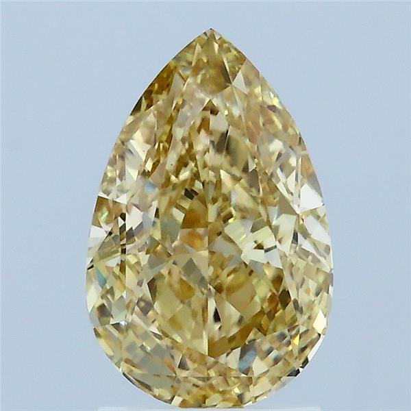 2.07 Ct. Fancy Intense Yellow Pear Lab Grown Diamond