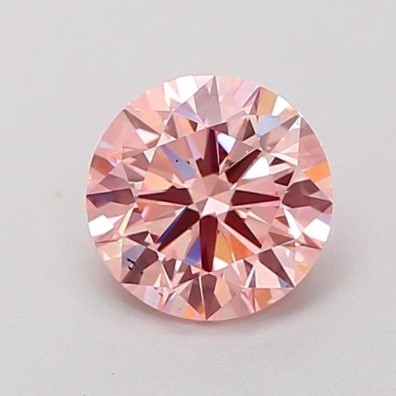 0.95 Ct. Fancy Intense Pink Round Lab Grown Diamond