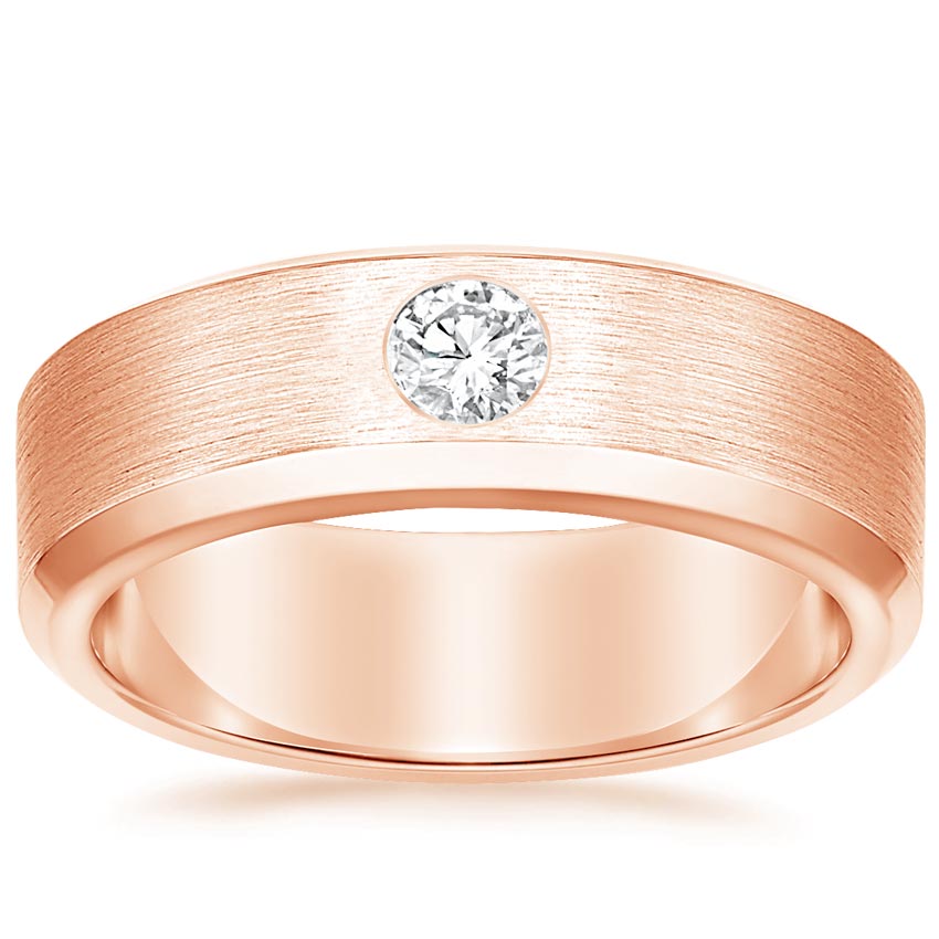 Rose Gold Luxe Borealis Diamond Wedding Ring (1/4 ct. tw.)