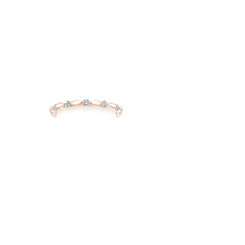 Isla Diamond Ring in 14K Rose Gold