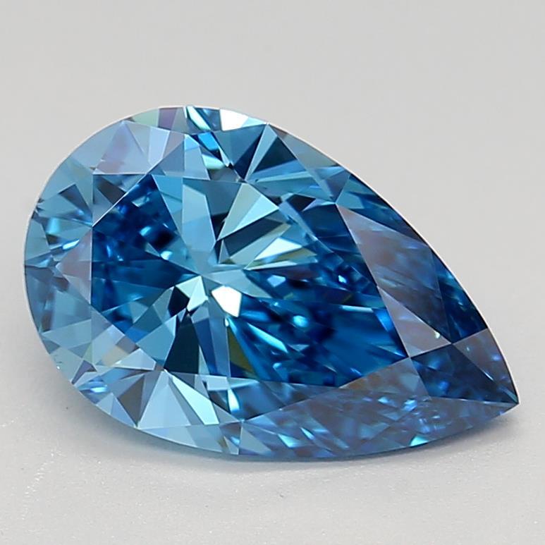 1.50 Ct. Fancy Vivid Blue Pear Lab Grown Diamond