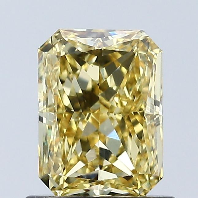 1.02 Ct. Fancy Vivid Yellow Radiant Lab Grown Diamond