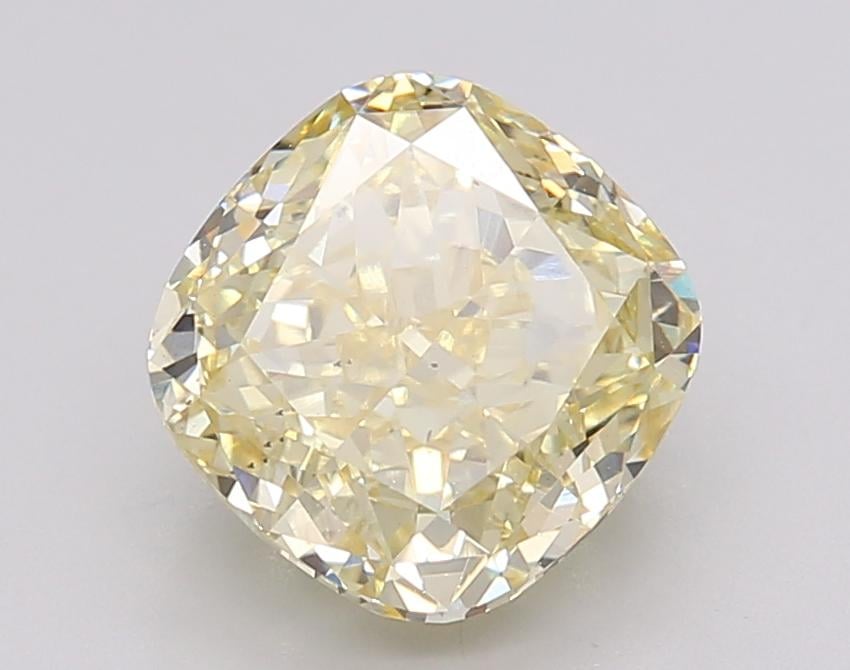 3.51 Ct. Fancy Intense Yellow Cushion Lab Grown Diamond