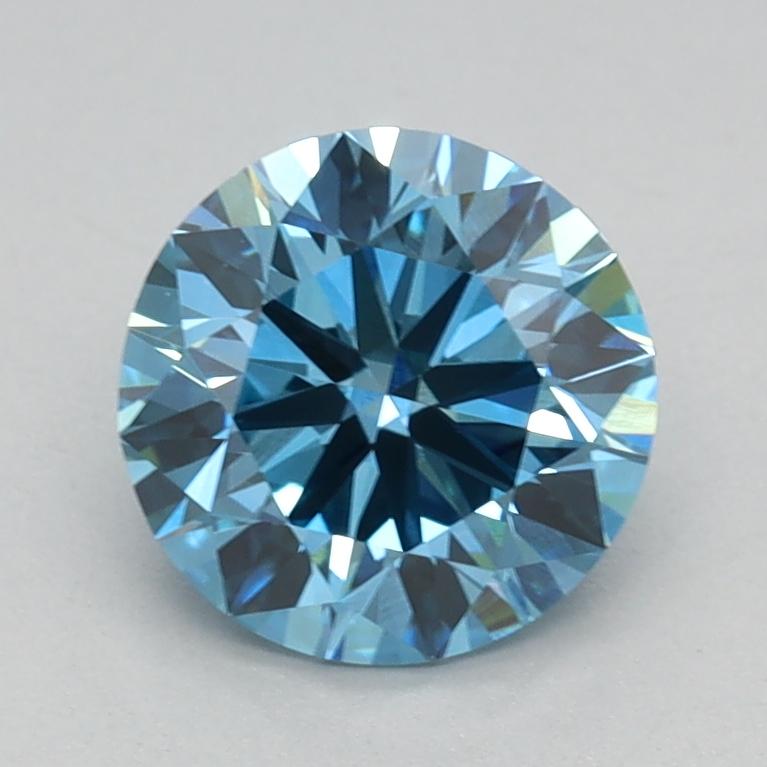 1.00 Ct. Fancy Vivid Blue Round Lab Grown Diamond
