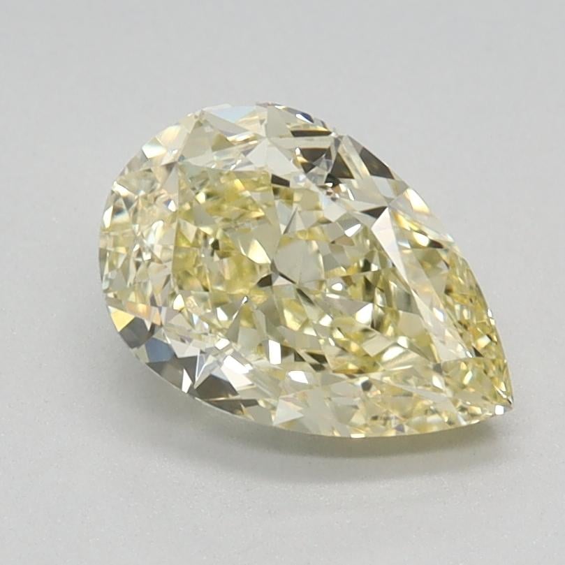 1.09 Ct. Fancy Light Yellow Pear Lab Grown Diamond