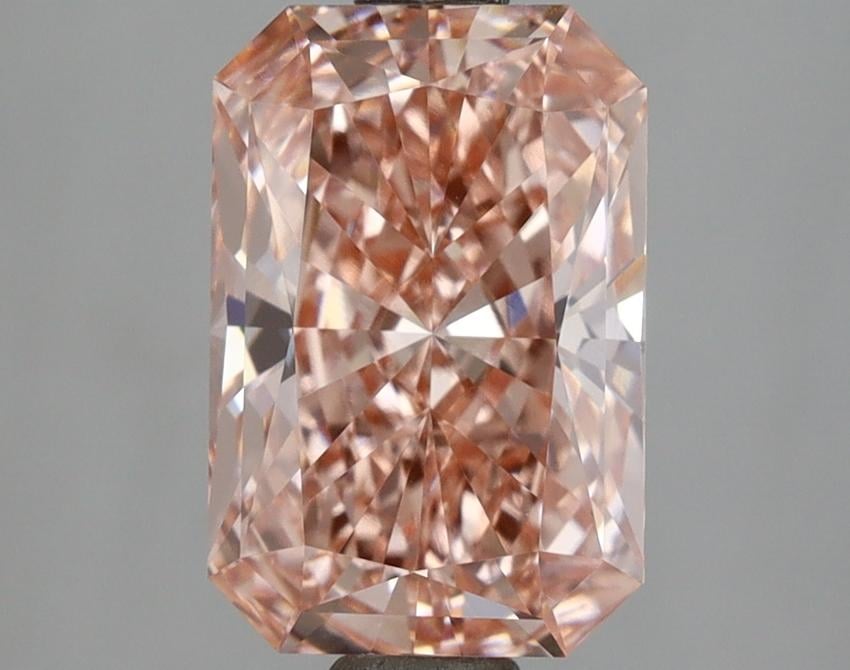 2.52 Ct. Fancy Vivid Pink Radiant Lab Grown Diamond