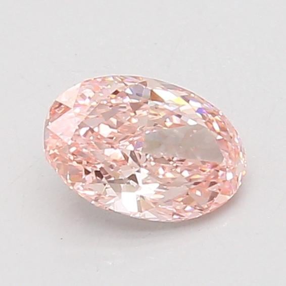 0.80 Ct. Fancy Vivid Pink Oval Lab Grown Diamond