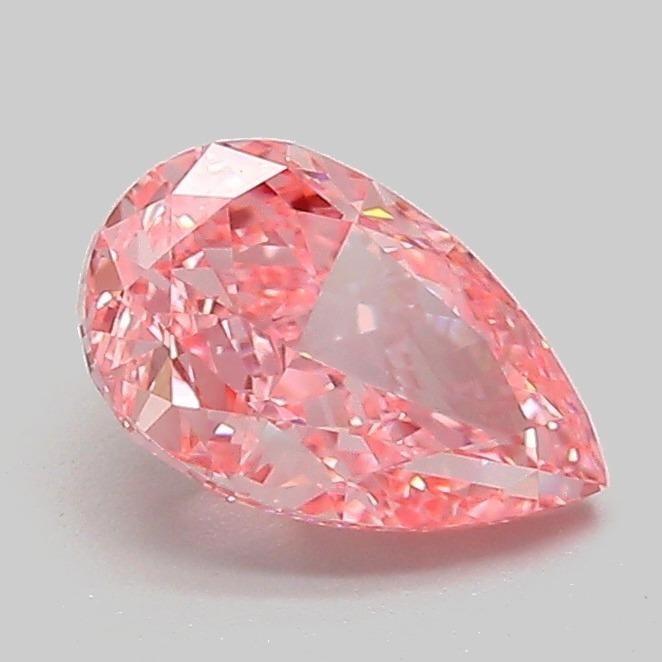 1.07 Ct. Fancy Vivid Pink Pear Lab Grown Diamond
