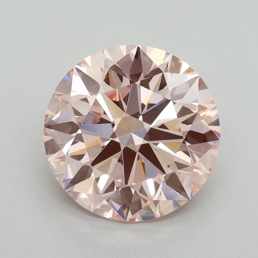 2.71 Ct. Fancy Intense Pink Round Lab Grown Diamond