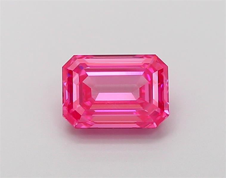 1.19 Ct. Fancy Vivid  Pink Emerald Lab Grown Diamond