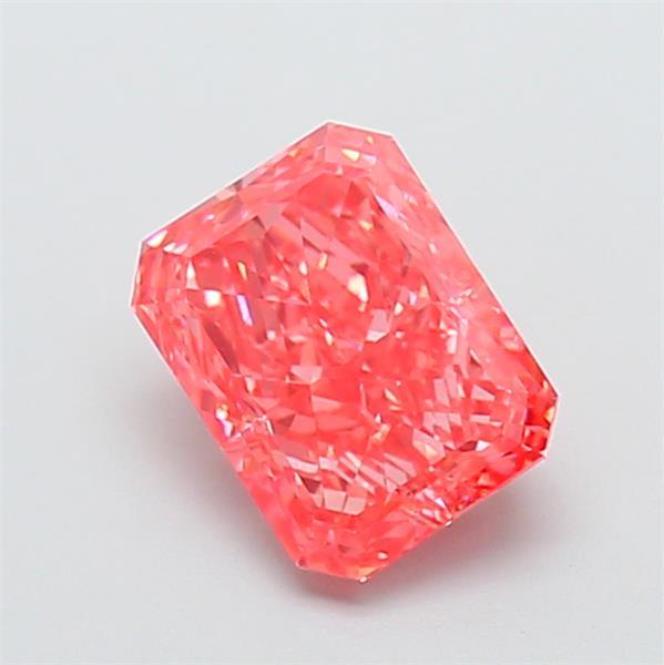 2.29 Ct. Fancy Vivid Pink Radiant Lab Grown Diamond