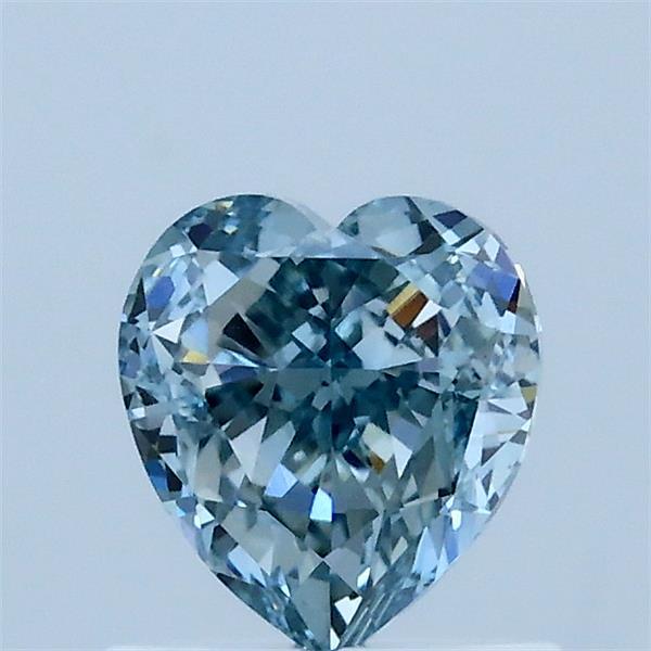 1.00 Ct. Fancy Light Greenish Blue Heart Lab Grown Diamond
