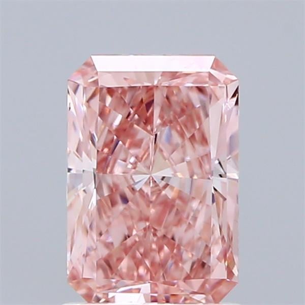 1.50 Ct. Fancy Vivid Pink Radiant Lab Grown Diamond