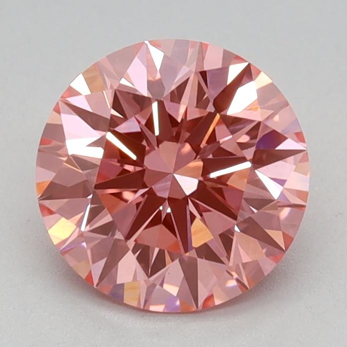 1.03 Ct. Fancy Vivid Pink Round Lab Grown Diamond
