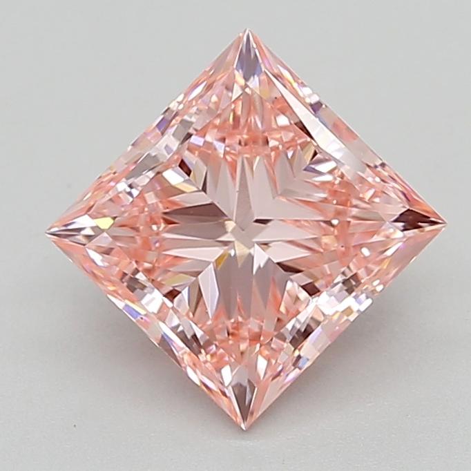 3.00 Ct. Fancy Vivid  Pink Princess Lab Grown Diamond