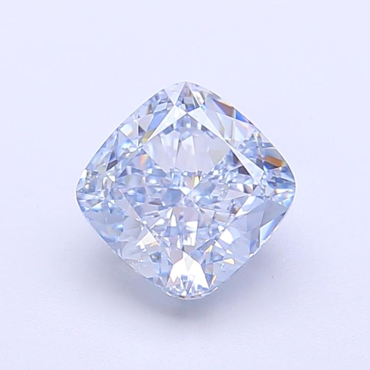 1.65 Ct. Fancy Intense Blue Cushion Lab Grown Diamond