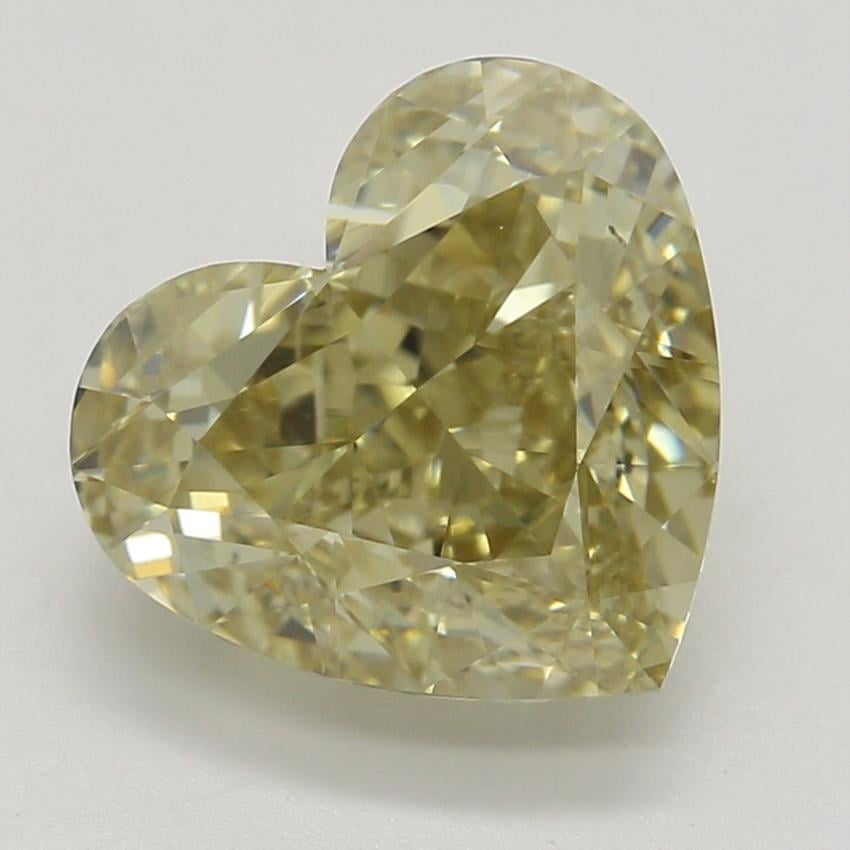 2.03 Ct. Fancy Brownish Yellow Heart Diamond