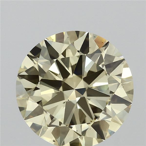 4.00 Ct. Fancy Intense Yellow Round Lab Grown Diamond